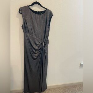 Lauren Ralph Lauren Metallic Cocktail Dress size 16